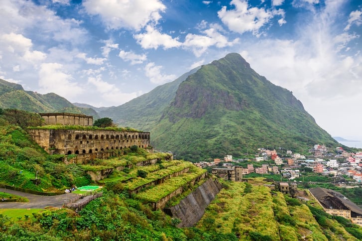 Jiufen Abandoned Gold Mine In Taiwan