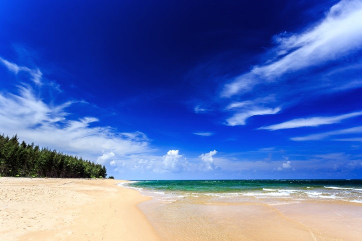 Mai Khao: only one on the beach, beach